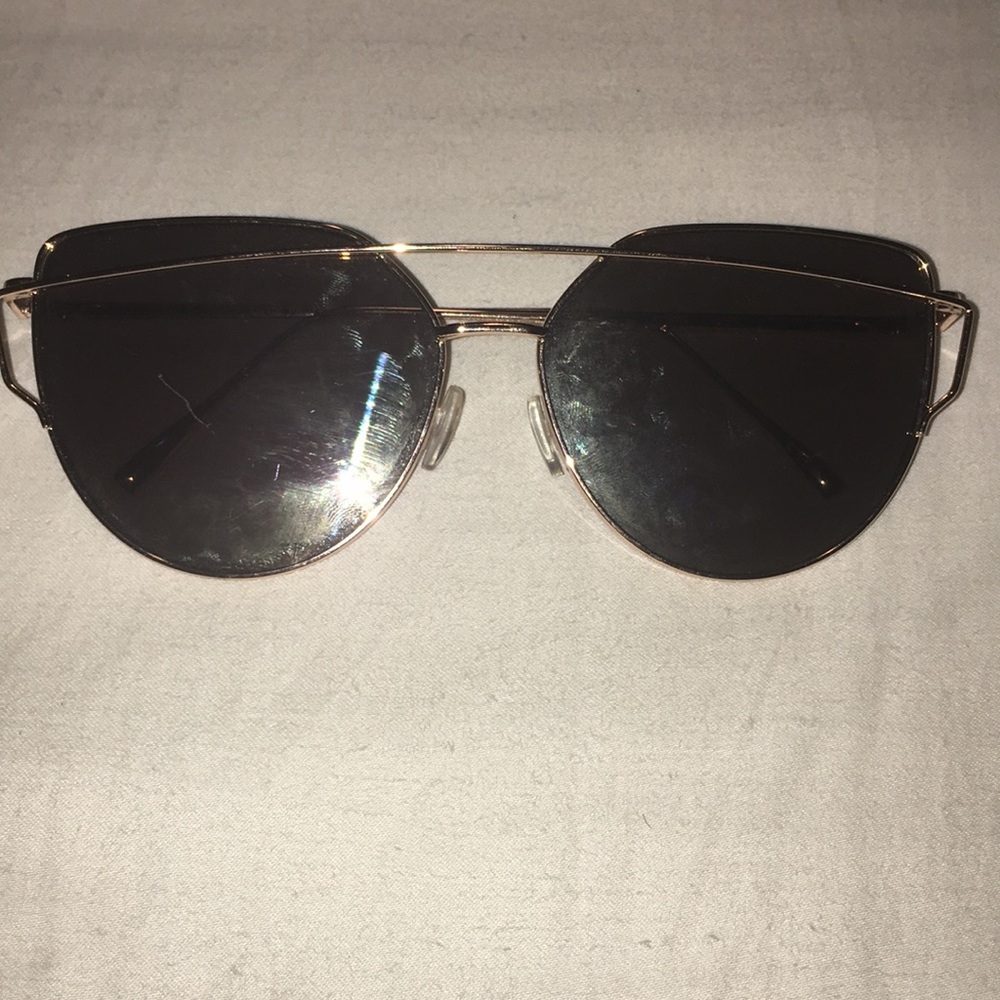 Gold Bar Sunglasses